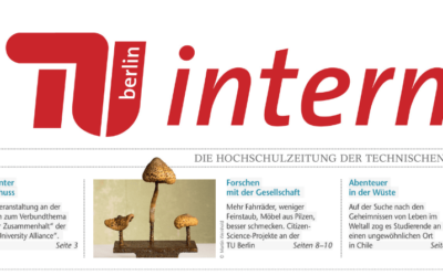 Klara Wenzel in der aktuellen Ausgabe der „TU intern“